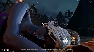 Futa and shemale lovers in erotic Baldur's Gate III scene