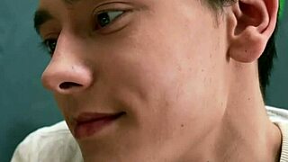 Logan is a dark haired gay teen who masturbates and has a big cock