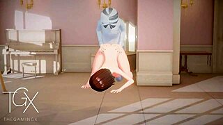 3D animated futanari game with lots of positions and action