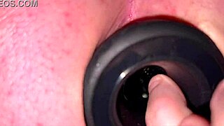 Anal play in the bathroom with a transsexual babe