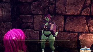 Sensual 3D hentai with big-boobed babes and monster cocks
