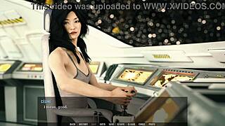 3D animated game with sexual content in space