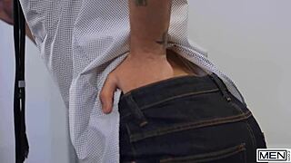 Theo Brady's steamy encounter with Alex Mecum at work