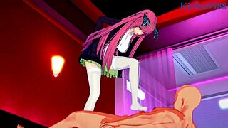 Hentai featuring Ichika and Nino Nakano with an elderly man