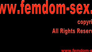 Femdom BDSM with a professional Mistress and hardcore sex