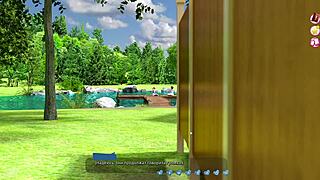 Helping out the beautiful girls in this animated game