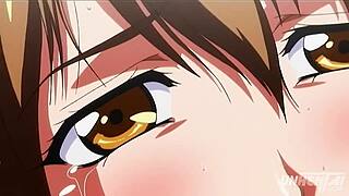 Double penetration with no censorship in a hentai milf scene
