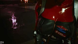3D animated cyberpunk night club scene with dancing girls