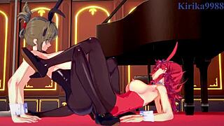 Festenia Muse And Chitose Kisaragi Intense Lesbian Play