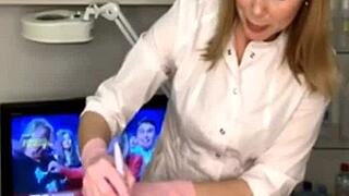 Russian Gay Clients Ejaculate During Waxing with Mrs. Sugarnadya