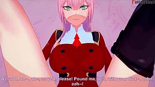 Zero Two and Darling's passionate 3D animated experience