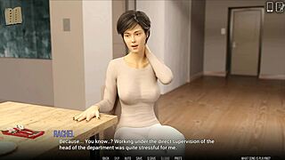 Visual novel game walkthrough for the University of problems 161