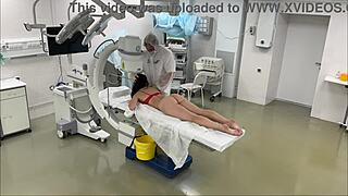 Rough hospital sex with bubble butt patient and doctor
