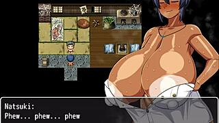 3D animated hentai game with tanned girl Natsuki