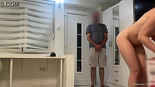 Delivery guy came in and saw me naked and refused to leave