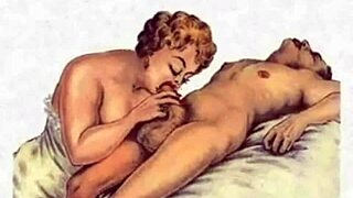 Vintage erotic illustration brings back steamy memories!
