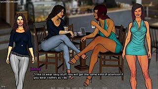 3D hentai game featuring a cuckold husband and his wife