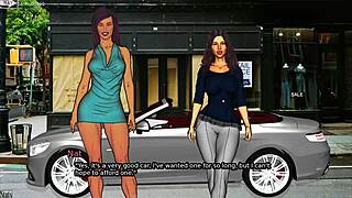 3D hentai game featuring a cuckold husband and his wife