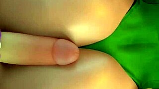3D animated POV experience with butts and thighs