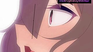 18-19 yo big tits bouncing while being fucked by a mature woman in a cartoon