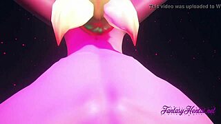 3D League of Legends Hentai: Ahri Star Guardian Porn