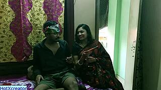 Indian bhabhi's hot sex with her husband's brother