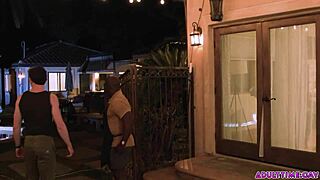 Redhead twink gets his ass licked and fucked by a black man