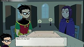 Raven and Starfire’s secret date in the 15th part of 18titans