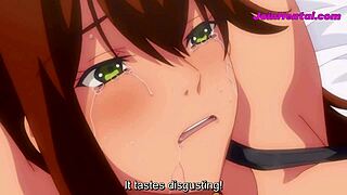 Beautiful adult film star with huge cans meets her followers and gets rough sex in anime porn