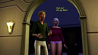 3D cartoon with big tits and big ass