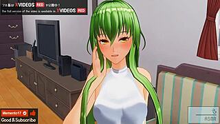Special sex scene with Lulu Chu in a 2D animated hentai video