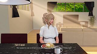 Beautiful anime game with ripped clothes and dancing scenes