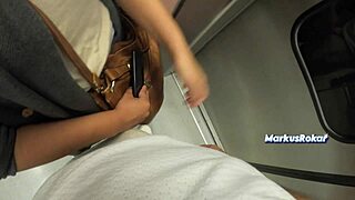 Stepmother accidentally touches me on a public train ride