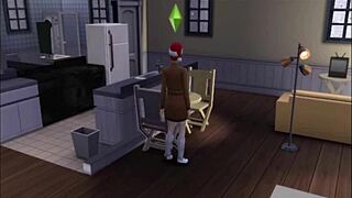 Beautiful redhead in steamy solo scene in the middle of winter