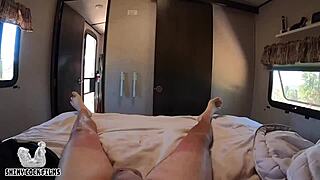 Stepmom cures stepson's embarrassment with her mature touch