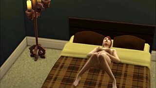 Beautiful redhead in steamy solo scene in the middle of winter