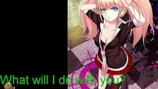 Hentai featuring Junko Enoshima from the popular video game Danganronpa on Rule 34