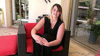 Davina and candies’ first anal scene in an FFM trio