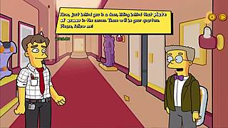 The first episode of the Burns’ mansion with the Simpsons’ characters