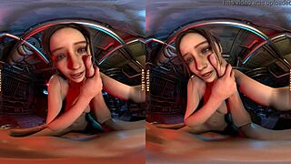 3D animated porn with real sounds: Intimate moments with Claire