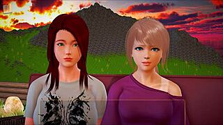 My new family 356: A walkthrough of the erotic cartoon game