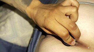 Cum on face of big ass amateur wife in this video