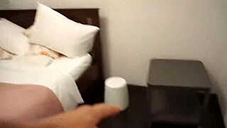 Big tits homemade video with a hot cleaning lady
