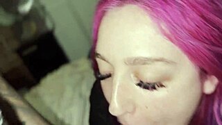 Cum on face of big ass amateur wife in this video