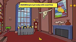 The first episode of the Burns’ mansion with the Simpsons’ characters