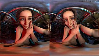 3D animated porn with real sounds: Intimate moments with Claire