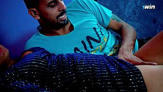 Stepbrother visits his stepsister’s room for some fun and ends up in a steamy scene