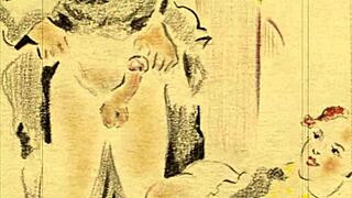 Hot erotic artwork from the good old days of anime