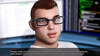 Deepthroat and anal sex in anime game