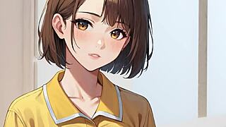 Stepsister wants it hard and messy in this hentai cartoon